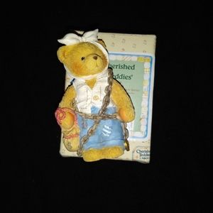 Vintage Cherished Teddies - Jacob Bearly "You will be haunted by 3 spirtis."